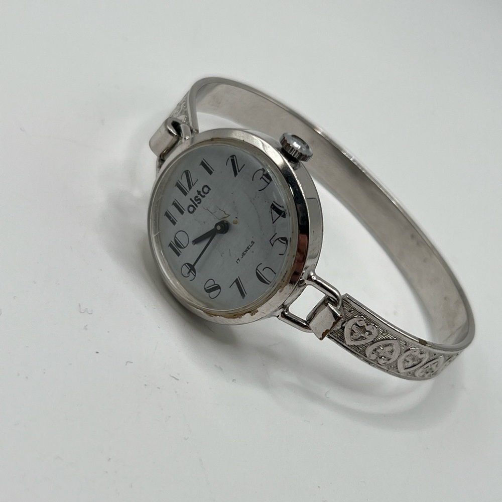 Alsta Women’s Silver Tone Vintage Watch One Size - Untested